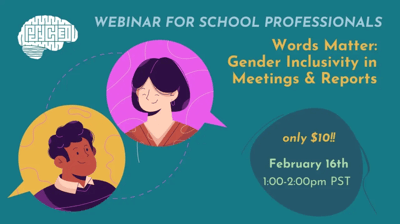 Words Matter: Gender Inclusivity in Meetings & Reports